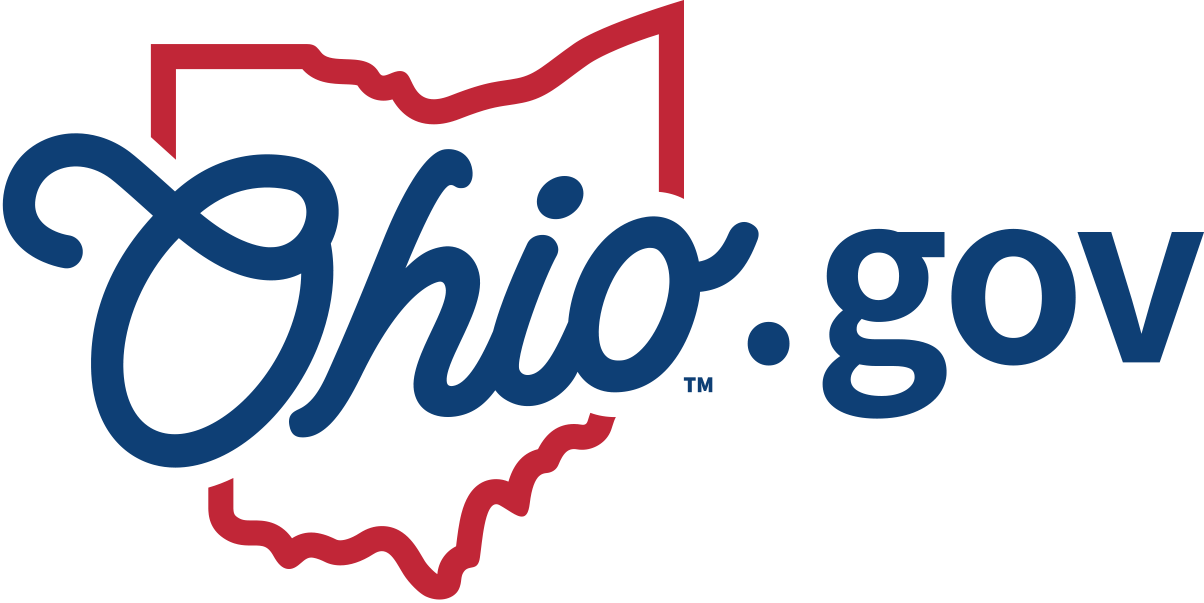 ohio.gov web site white logo